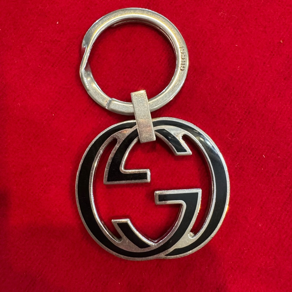 Authentic Interlocking Gucci Keyholder - image 1